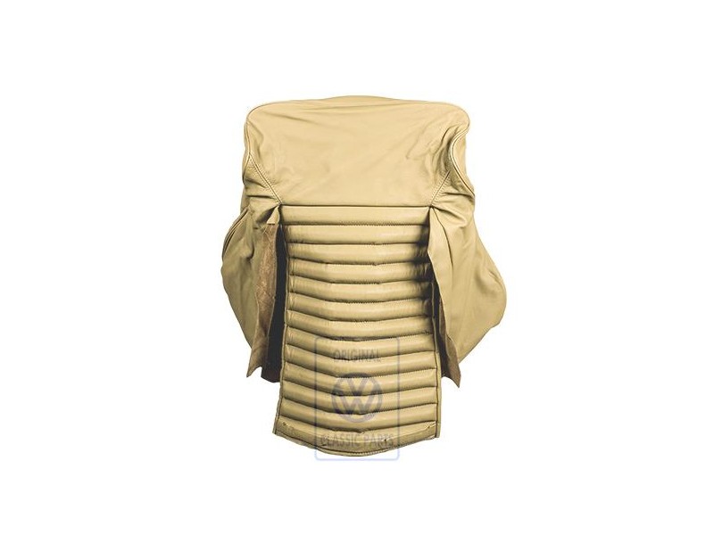 Genuine VW Backrest Cover (Leather) Bedouin (Brown) - 155881801AM8VX