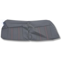 Genuine VW Backrest Cover (Fabric) Grey/Red - 155885805AMWE9
