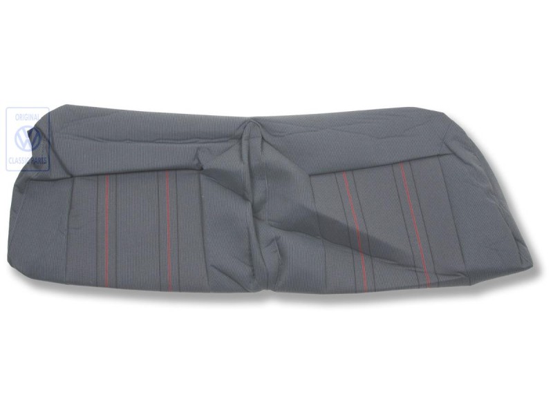 Genuine VW Backrest Cover (Fabric) Grey/Red - 155885805AMWE9