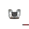 Genuine VW GTI Steering Wheel Badge Emblem Chrome Black - 5K0419685P UTF