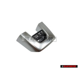 Genuine VW GTI Steering Wheel Badge Emblem Chrome Black - 5K0419685P UTF