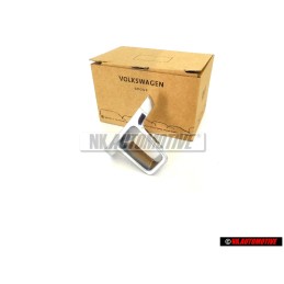 Genuine VW cover cap for steering wheel aluminium - 5K0419685R 3Q7