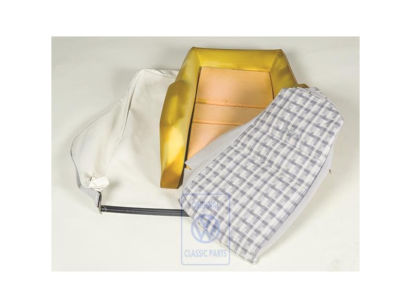 Genuine VW Backrest Cover (Fabric) Ermine (White) - 155881770A AZJ
