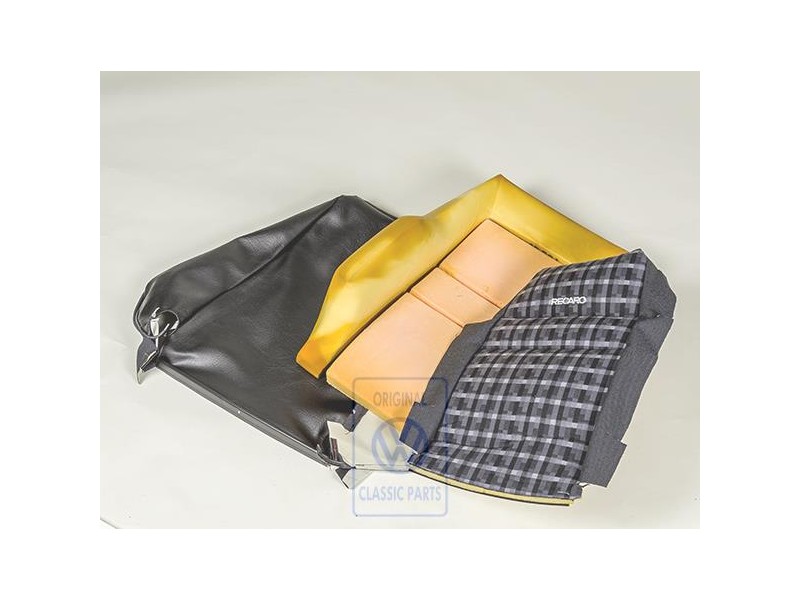 Genuine VW Backrest Cover (Fabric) Black - 155881770A AZK
