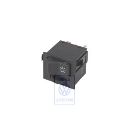 Genuine VW Switch For Lighting Satin Black - 323941531J 01C