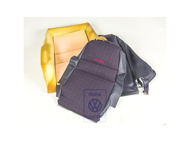 Genuine VW Backrest Cover (Fabric) Mauritius Blue - 155881770 WW6