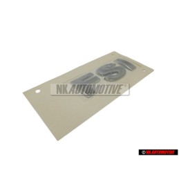 Genuine VW FSI Rear Trunk Boot Badge Emblem Chrome - 1J0853675L 739