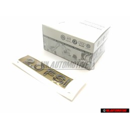 Genuine VW 2.0 FSI Rear Trunk Boot Badge Emblem Chrome - 3C0853675A 739