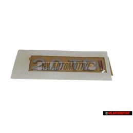 Genuine VW 2.0 TDI Rear Trunk Boot Badge Emblem Chrome Red - 3C0853675F GQF