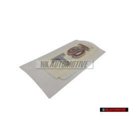 Genuine VW TSI Rear Trunk Boot Badge Emblem Chrome Red - 1K5853675J GQF