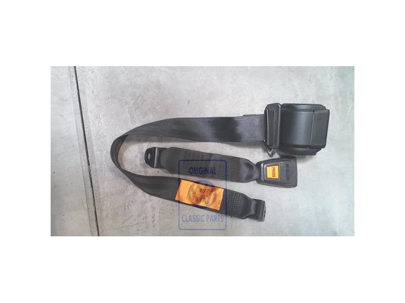 Genuine VW Three-Point Seat Belt With Press Button Buckle - 171857695