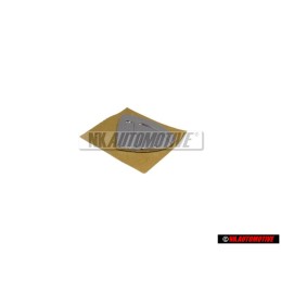 Genuine VW Individual Fender Wing Side Badge Emblem Chrome - 1K0853688 739