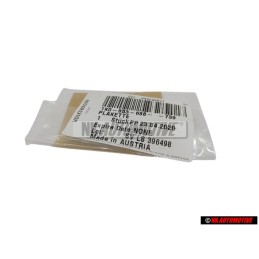 Genuine VW Individual Fender Wing Side Badge Emblem Chrome - 1K0853688 739