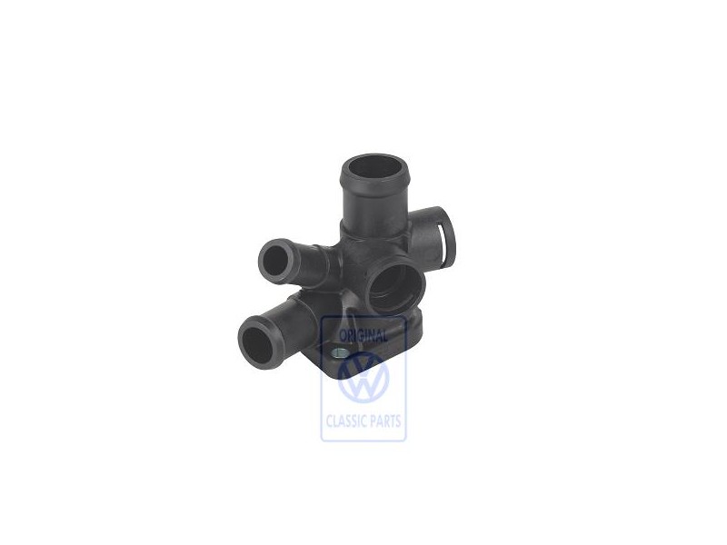 Genuine VW Flange With Sealing Ring - 037121144J