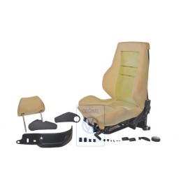 Genuine VW Seat Complete With Backrest And Headrest Without Cover - 1H0881024A
