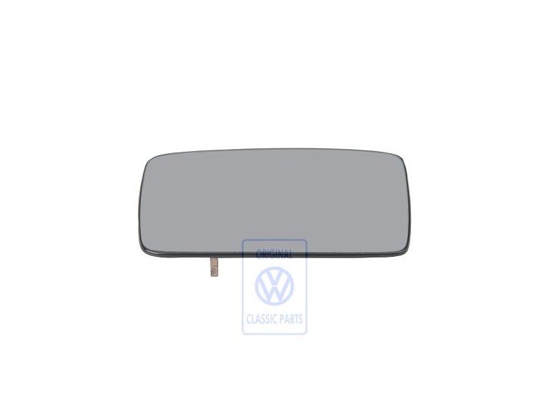 Genuine VW Mirror Glass (Convex) With Carrier Plate - 1H1857521E