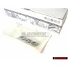 Genuine VW DSG Rear Trunk Boot Badge Emblem Chrome - 1J0853675AL739