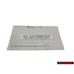 Genuine VW DSG Rear Trunk Boot Badge Emblem Chrome - 1J0853675AL739