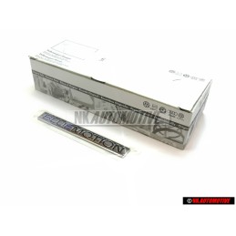 Genuine VW BLUE MOTION Rear Trunk Boot Badge Emblem - 6Q0853675R WWS