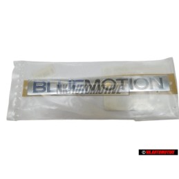 Genuine VW BLUE MOTION Rear Trunk Boot Badge Emblem - 6Q0853675R WWS