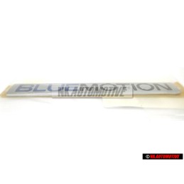 Genuine VW BLUE MOTION Rear Trunk Boot Badge Emblem - 6Q0853675R WWS