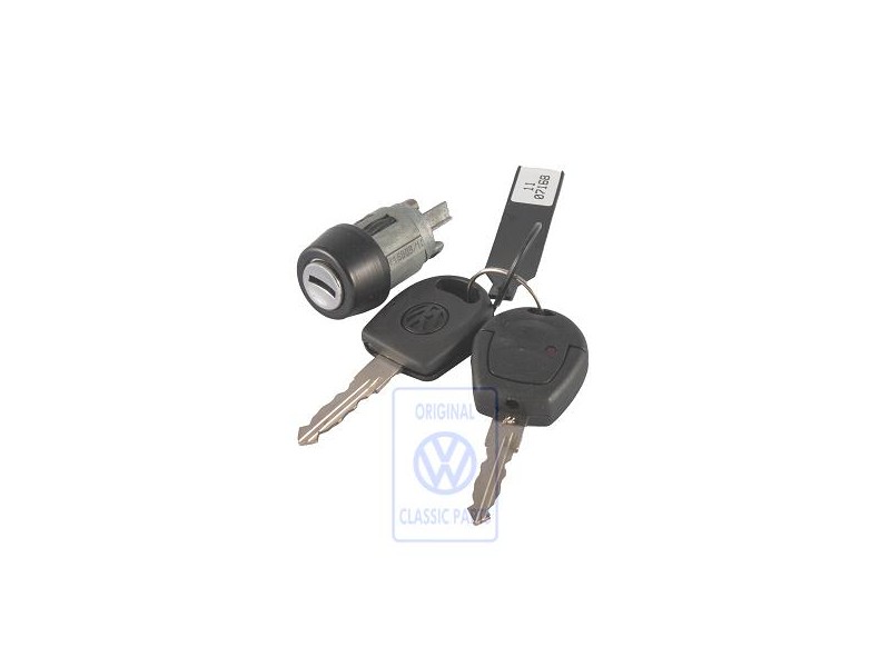 Genuine VW Lock Cylinder For Ignition Starter Switch - 3B0905855A
