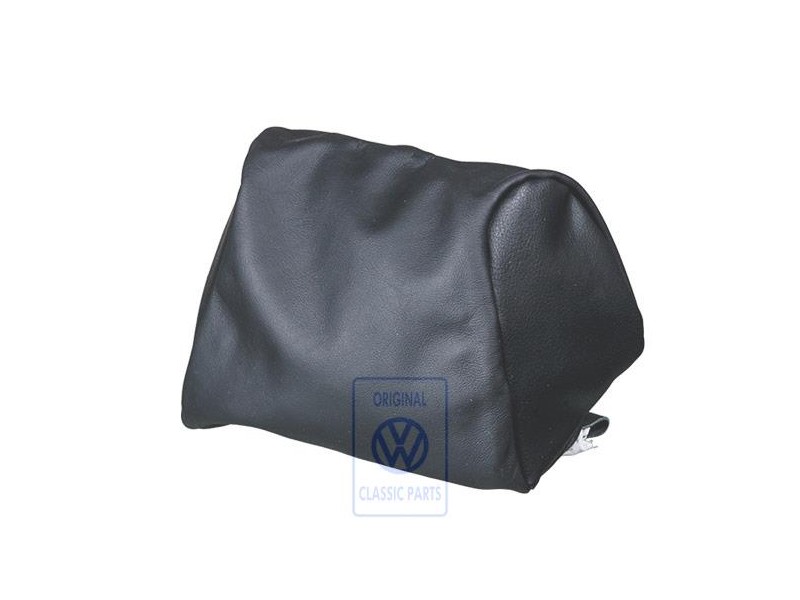 Genuine VW Cover For Head Restraint Leather/Leatherette Black - 1H0881921AFFAT