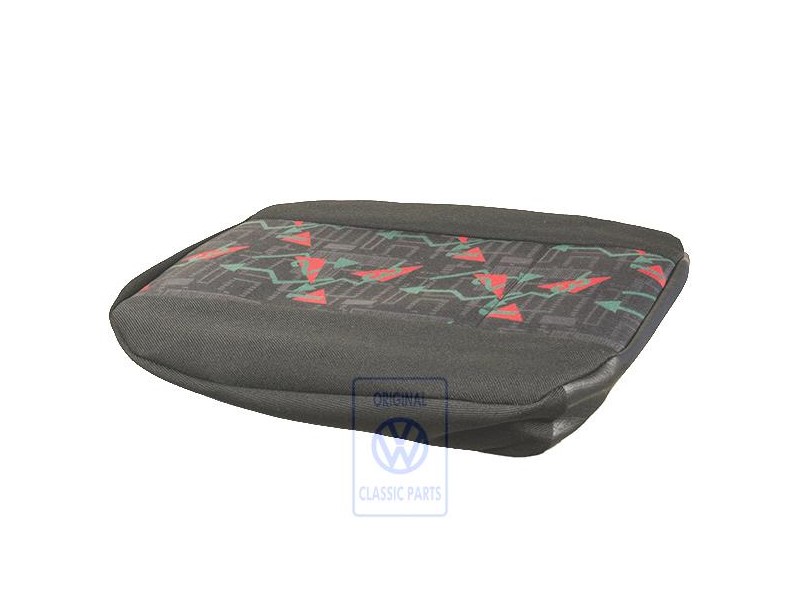 Genuine VW Seat Covering (Fabric) Black/Red/Green - 1H0885405CTETH