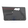 Genuine VW Door Panel Trim (Cloth) Black/Red - 1H4867011BKENB