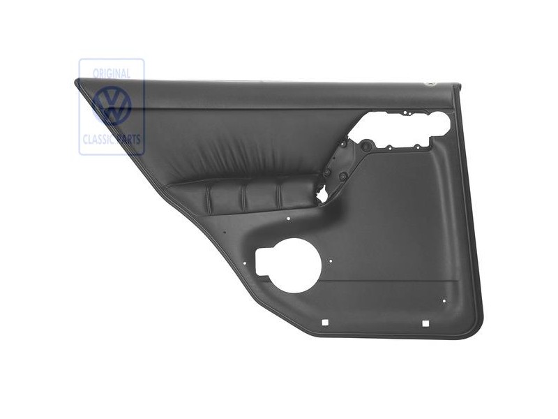 Genuine VW Door Trim (Leather/Leatherette) Black - 1H4867211CKCNN