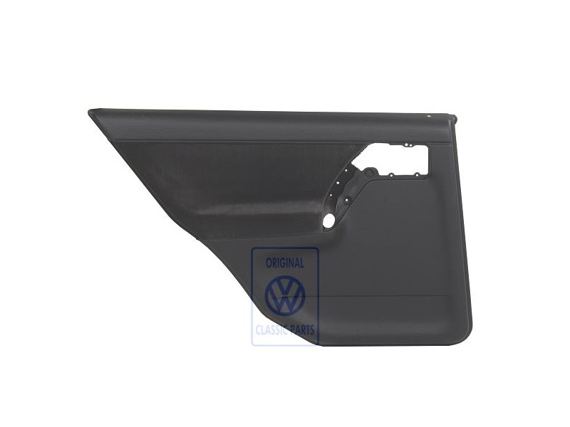 Genuine VW Door Panel Trim (Cloth) Black - 1H4867211CRBKU