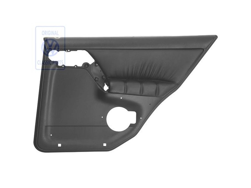 Genuine VW Door Trim (Leather/Leatherette) Black - 1H4867212CJCNN
