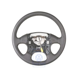 Genuine VW Steering Wheel (Leather) Black - 1H0419091AF1BX