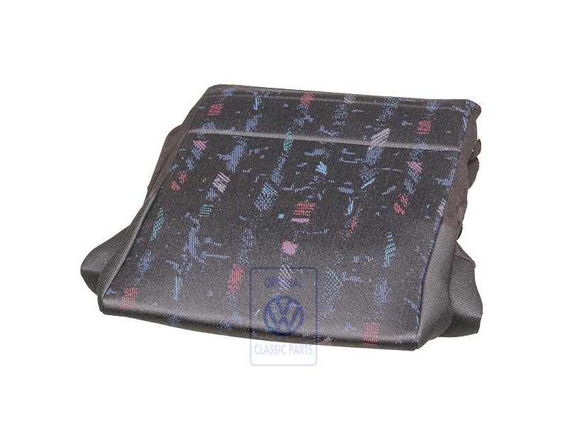 Genuine VW Seat Covering (Fabric) Black - 1H0881405BHDTL