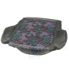 Genuine VW Seat Cover (Cloth/Leatherette) Black - 1H0881405CFDSW