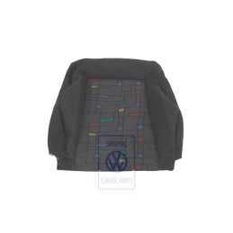 Genuine VW Backrest Cover Cloth With Backrest Pocket Off-Black - 1H0881805DCFVF