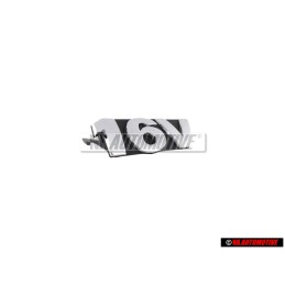 Genuine VW 16V Front Grill Badge Emblem Chrome - 6X0853679 FDY