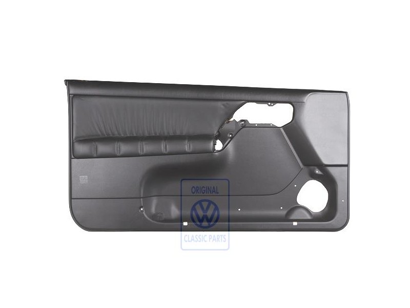 Genuine VW Door Trim (Leather/Leatherette) Black - 1H3867011ANCNN