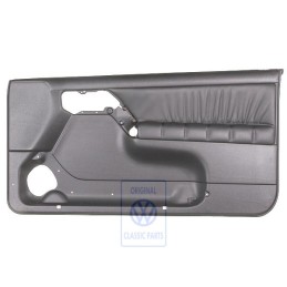 Genuine VW Door Trim (Leather/Leatherette) Black - 1H3867012ANCNN