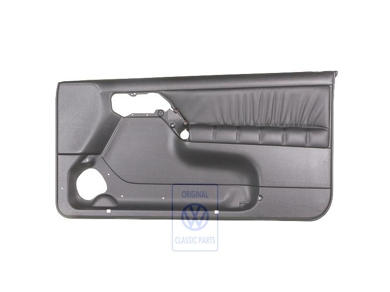 Genuine VW Door Trim (Leather/Leatherette) Black - 1H3867012ANCNN
