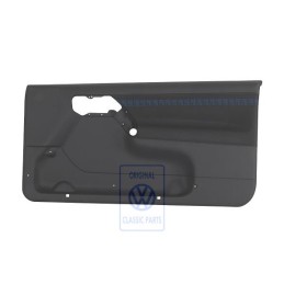 Genuine VW Door Panel Trim (Cloth) Black/Blue - 1H3867012APDYQ