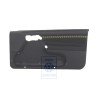 Genuine VW Door Panel Trim (Cloth) Black/Yellow - 1H3867012APDYW