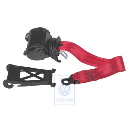 Genuine VW Three-Point Safety Belt Flash Red - 1H4857805A 1NQ
