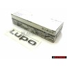 Genuine VW LUPO Rear Boot Badge Chrome Self Adhesive - 6X0853687 739