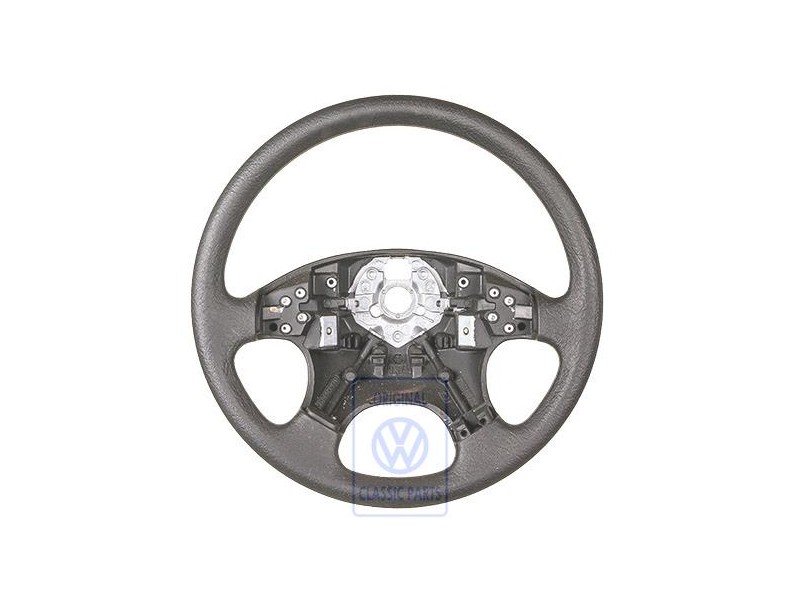Genuine VW Steering Wheel Satin Black - 1H0419655G 01C