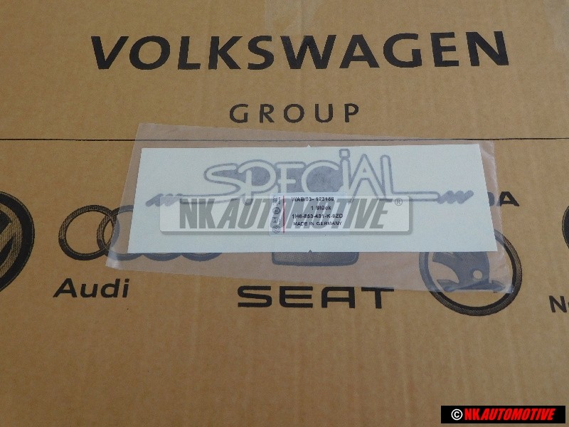Genuine VW Film Lettering Diamond-Silver - 1H6853431K 9ZD