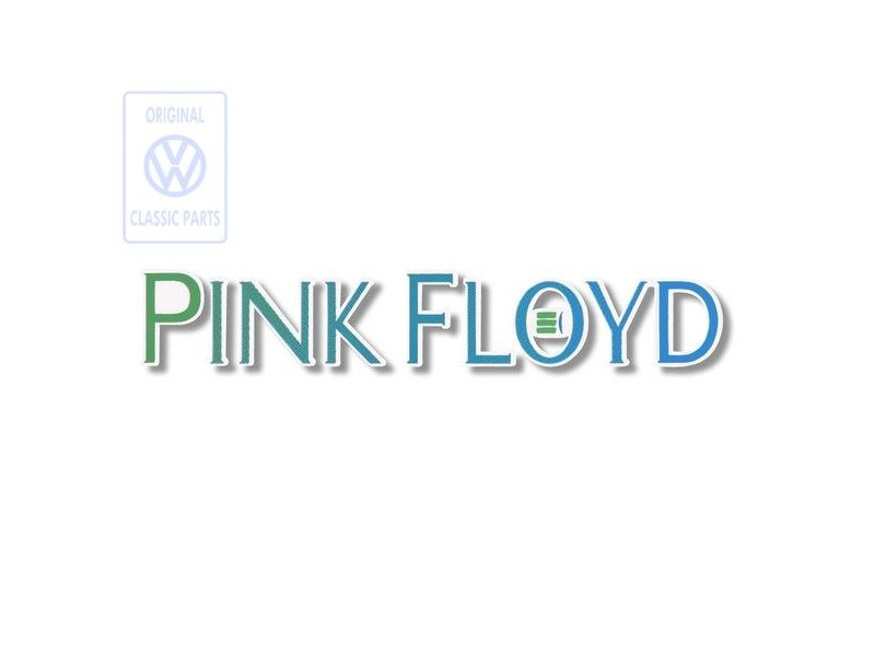 Genuine VW Film Lettering Silver Grey/Green - 1H6853432A 1ZE