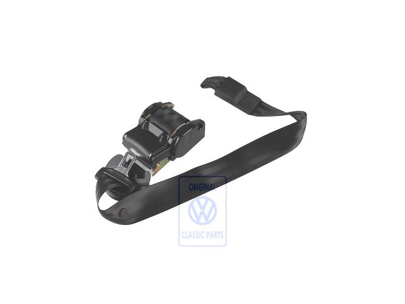 Genuine VW Three-Point Seat Belt With Travel Limiter - 1H3857705E B41