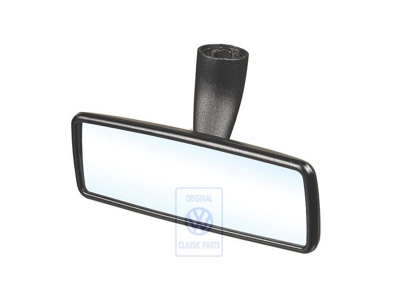 Genuine VW Interior Mirror, Anti-Dazzle Satin Black - 6N0857511A 01C