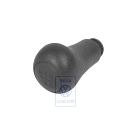 Genuine VW Gearstick Knob (Leatherette) Satin Black - 1H0711141 01C